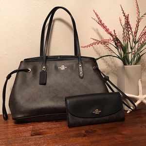 Coach Drawstring Carryall with Wallet